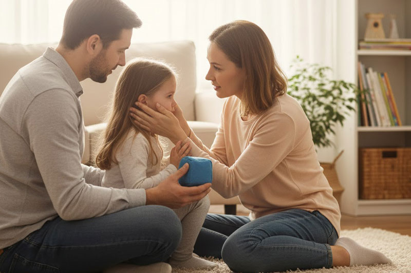 مدیریت هیجانات منفی در کودکان به کمک والدین