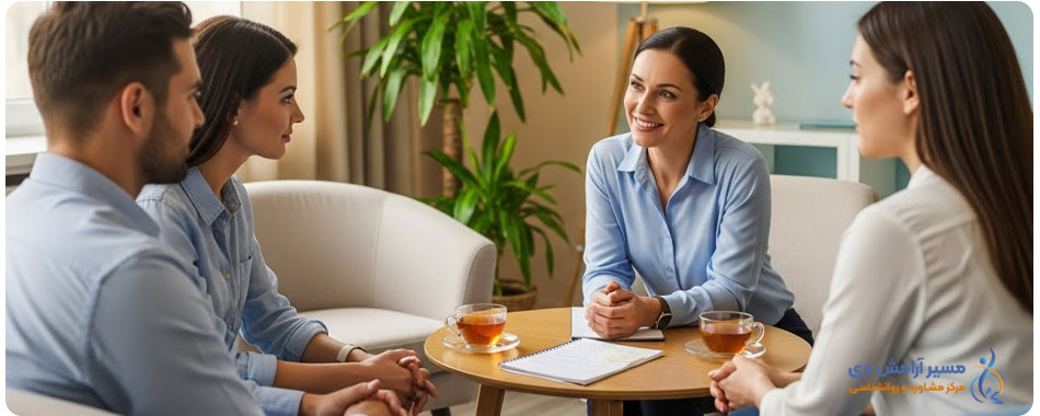 تفاوت مشاوره با روانشناسی چیست؟ راهنمای کامل انتخاب رشته و متخصص 4 خدمات مشاوره فردی و خانوادگی مسیر آرامش دی